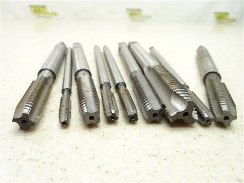 Lot of 9 hss pully taps 1/4-20 to 3/4-10 nc usa for sale