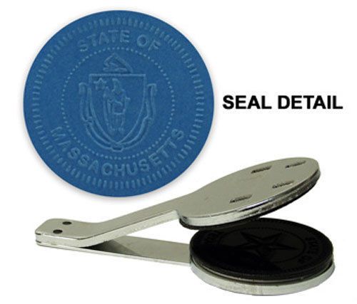 Massachusetts State Seal Embosser Item #L20