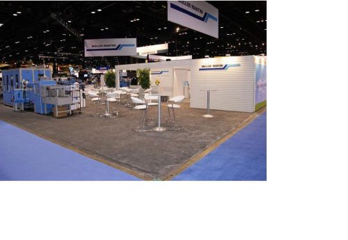 Large Modular Bauhous Structure Booth (6x10)+(10x10) + 3 (10x12) confrence rooms