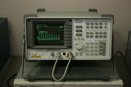 Hp agilent 8594e spectrum analyzer calibrated warranty, tv demod &amp; noise options for sale