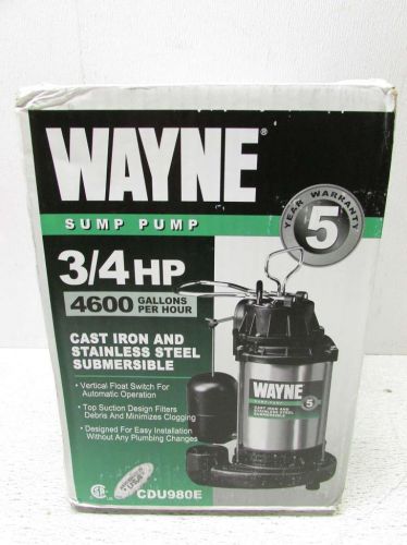 Wayne 3/4 hp sump pump 58321-wyn3 for sale