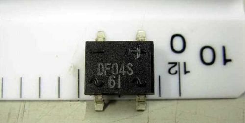 Unknown Bridge Rectifier 400 V 1A - Pack of 20 Pieces DF04S