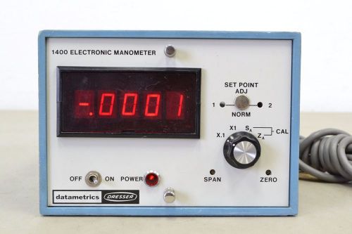 1400 Electronic Manometer 1400-9AX