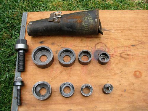 Greenlee 735bb ball bearing knockout punch set for 1/2&#034; thru 1-1/4&#034; conduit for sale
