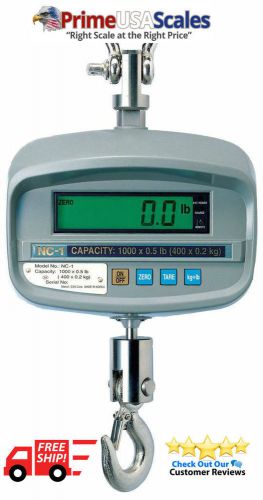 Crane scale 500 lb cas ntep nc-1 hanging industrial scale wireless remote for sale