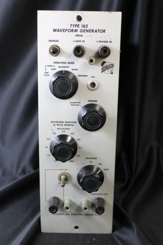 Vintage tektronix type 162 waveform generator 12au7 tubes x3 for sale