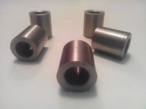 Steel press-fit bushing/liner - 0.377&#034;(v) (3/8&#034;) id, 5/8&#034; od, 3/4&#034; length - 5pcs for sale