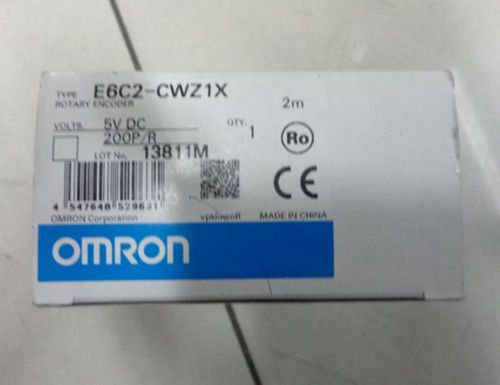 1PC OMRON  rotary encoder E6C2-CWZ1X  200P/R 5V DC 2m  NEW In Box