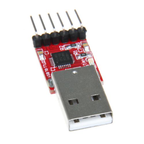 6pin usb 2.0 to ttl uart module serial converter cp2102 stc replace ft232 module for sale