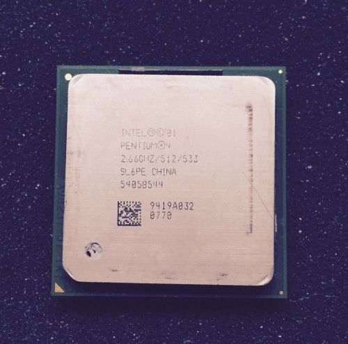 Intel Pentium 4 Processor 2.66Ghz 512KB 533 478 SL6PE