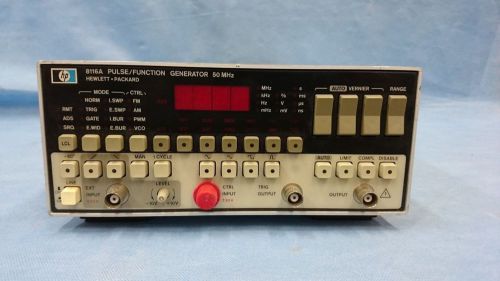 HP 8116A Pulse / Function Generator 50MHz