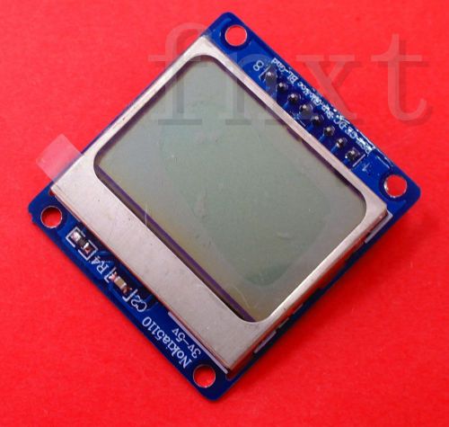 16PCS For Arduino 84x48 Nokia LCD Module Blue Backlight Adapter PCB Nokia 5110