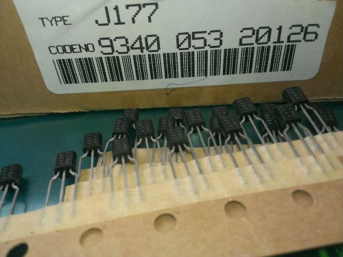 [20 pcs]. J177 Genuine Philips P-chn J-FET Transistor TO92