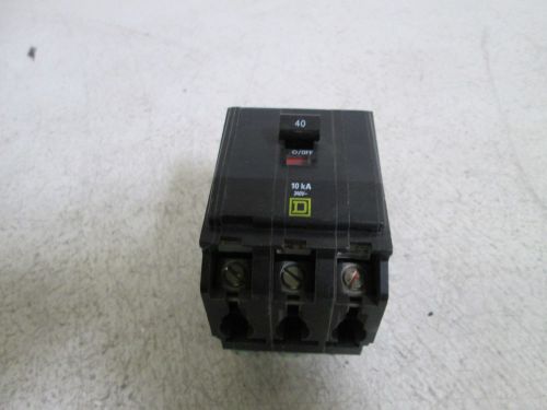 SQUARE D CIRCUIT BREAKER QOB340  *NEW OUT OF BOX*