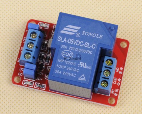 For arduino 1-channel relay module with optocoupler h/l level triger 5v 30a for sale