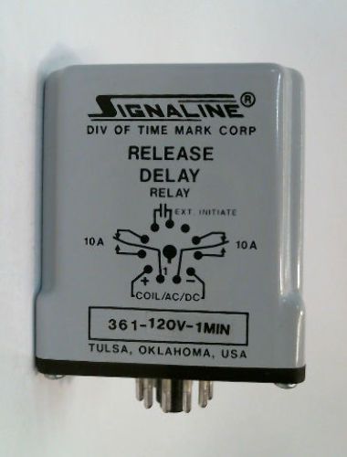 Time Mark Signaline 361-120V-1MIN 10A 120V Release Delay Relay