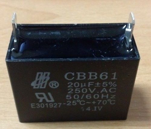 1PC  X CBB61 AC Start Capacitor 20uF 250VAC -5/10%  UL VDE Taiwan