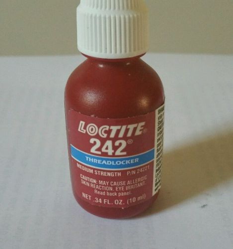 Loctite 24221 242 Threadlocker (Medium Strength), Blue, 10 Ml Bottle