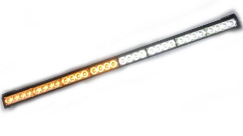Warningworx 36&#034; LED Amber White High Intensity Strobe Light Bar 36&#034;