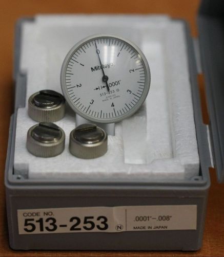 Mitutoyo Dial Indicators 513-253 with Case