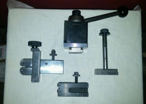 Aloris AZA Tool Post Holder. &amp; TOOL ATTACHMENTS . *USED* *NICE CONDITION*