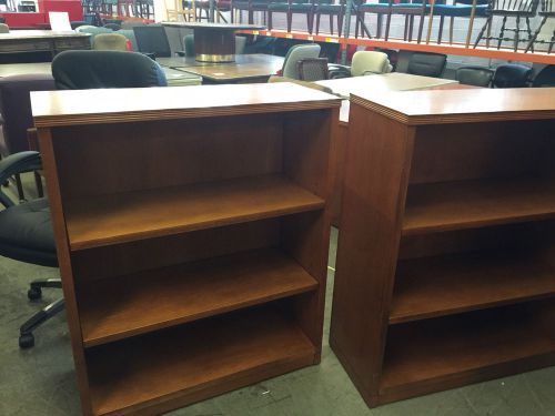 HEAVY DUTY BOOKCASE by THE TAYLOR COMPANIES OFFICE FURN in CHERRY COLOR WOOD