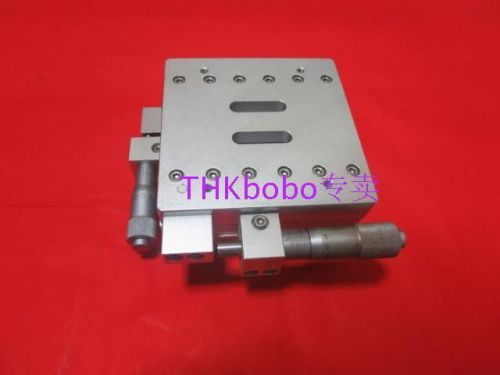 Thk 2 axis xy manual positioning stage,size 90mm x 90mm,travel 13mm x 13mm #u04f for sale