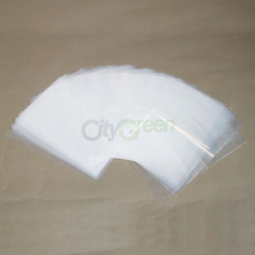 300 8x12 CLEAR POLY PLASTIC BAGS 8&#034; x 12&#034; 2 MIL PACKING SMALL BAG FLAT OPEN TOP