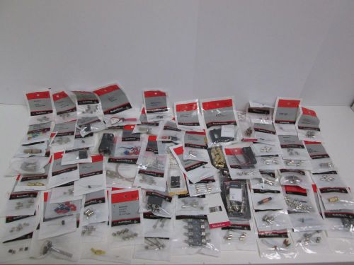 WHOLESALE LOT fuses,switches,connectors,and plugs RADIO SHACK OVER 70 PCS.  #518