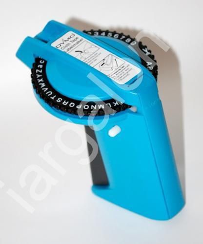 Dymo Cloth Label Maker 3001-01 Turquoise NEW