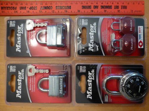 LOT of new master lock locks 22D 1500D 4681TBLR padlock keys