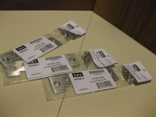 Three HES Assa Abloy FP 501-630 Faceplate Option Kit 5000