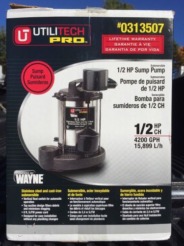 Utilitech Pro 1/2 HP Sump Pump