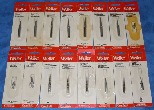 LOT OF 19 WELLER SOLDER TIPS - SOME VINTAGE RARE HARD TO FIND