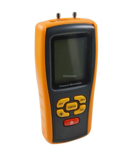 Lcd digital manometer differential air pressure gauge 7.25psi w/ back light for sale