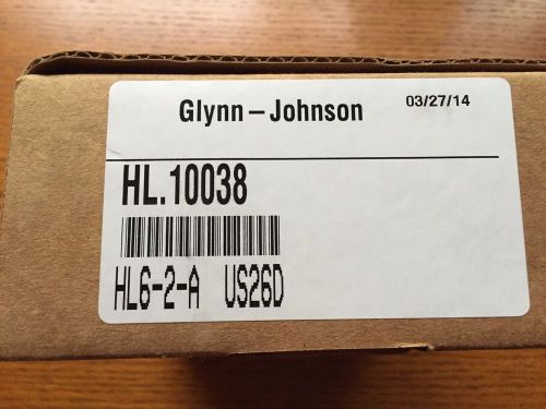 Glynn-johnson hl6-2-a us26d hospital push/pull  2 3/4 latch for sale