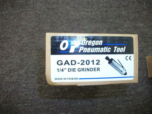 OREGON PNEUMATIC 1/4 DIE GRINDER GAD-2012 NIB FREE SHIP