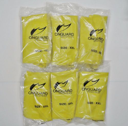 Onguard Industries Boot/Shoe Cover XXL 2XL Hazmat BOOT SIZE 13-16 Lot of 6 NWT