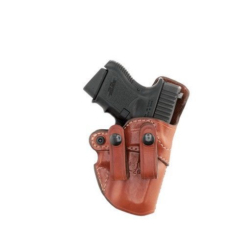 Aker Leather H151BPRU-GL2627 DEA Inside Waistband Holster Black RH Fits Glock 26