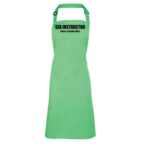 Sex Instructor Apron Catering Chefwear with/without pocket Offensive Rude TS345