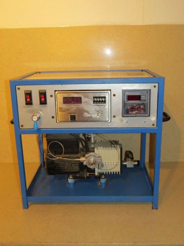 Varian model sd-40 rotary pump set-granville 275 meter &amp; gauge-ncc control-(sd1) for sale