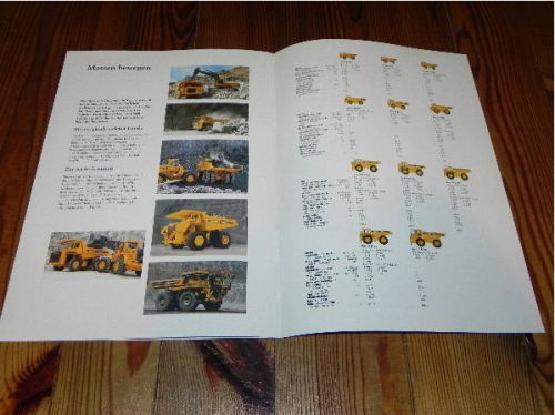 Euclid range line up Articulated Dump Truck RAR brochure prospekt