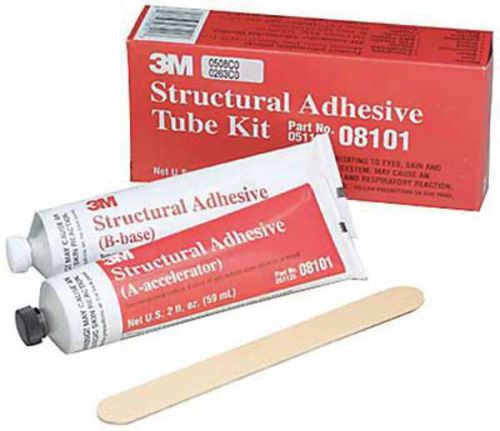 3M (08101) Structural Adhesive, 08101,Two 2 fl oz tubes per kit
