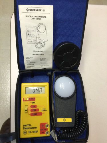 Greenlee Illuminometer 93-1065F In Excellent Lightly Used Condition