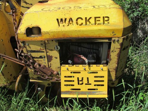 Wacker rt820 walk behind trench roller compactor lombardini diesel for parts for sale