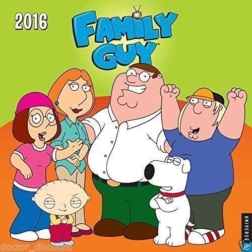 FOX Family Guy 2016 wall calendar full size NEW Griffin Universe calender peter