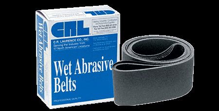 Crl 4&#034; x 82&#034; 80x grit wet abrasive belts for upright belt sanders- 5/box for sale