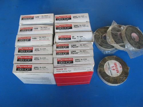 3M Scotch Bishop Plymouth Rubber Splicing 23 High Voltage Filler Tape Ect Lot