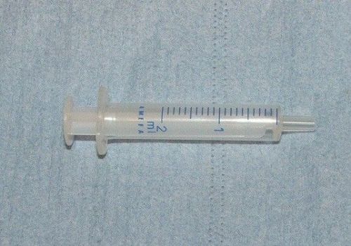 2ml Graduated Plastic Syringes Pack of 5 Laboratory Lab Testing Sealed