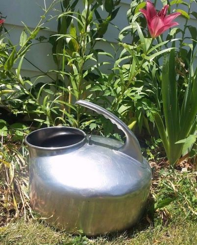 Antique VTG Stainless Steel Milker Can Bucket Pot Dairy Garden Art Farm Decor